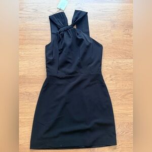 NBD One-Shoulder Black Cocktail Dress